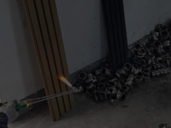 ماء B1 مقاومة للحريق WPC Wallpanel الخشب المركب مخدد في الهواء الطلق