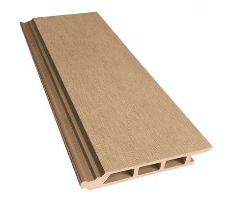 ODM Wood Plastic Composite WPC Wall Panel Exterior Cladding 4m Long