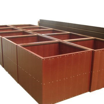 رفع المساحات الخضراء الخاصة بك: مجموعة Ultimate WPC Planters