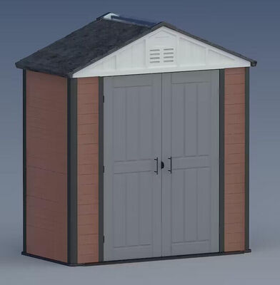 سقيفة تخزين الأدوات المعدنية المقاومة للماء، سقيفة الفناء الخلفي، حديقة تخزين WPC