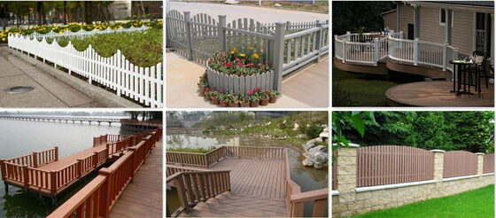 ديكور بار WPC سياج مقاوم للماء للفندق في الهواء الطلق