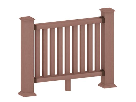 سياج WPC المعاد تدويره بيئيًا ضد النمل الأبيض لحدود المزرعة