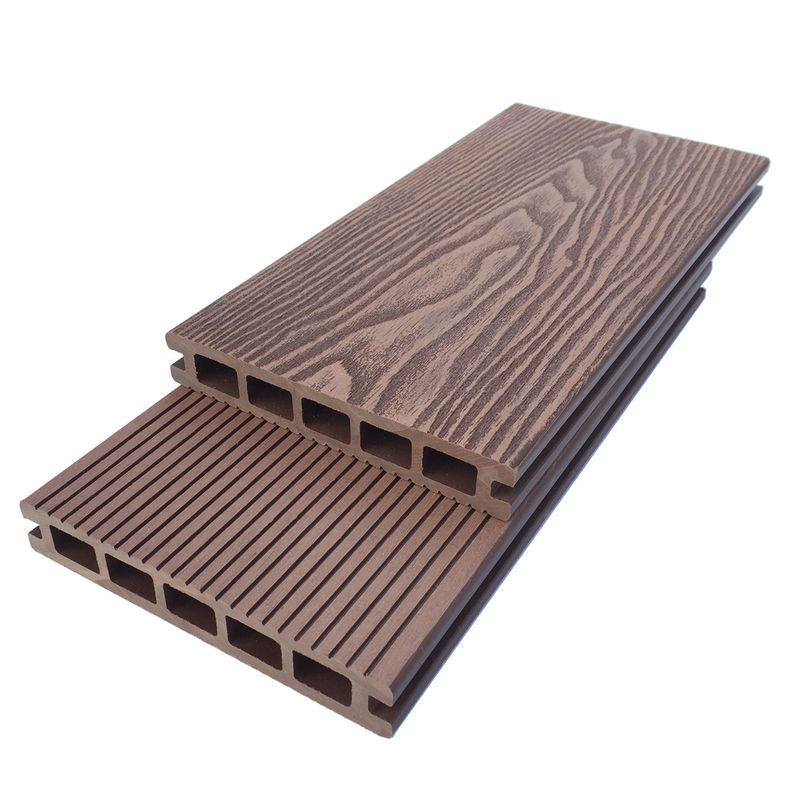 Outdoor Engineered Decking WPC Composite Wood Boards For Swimming Pool