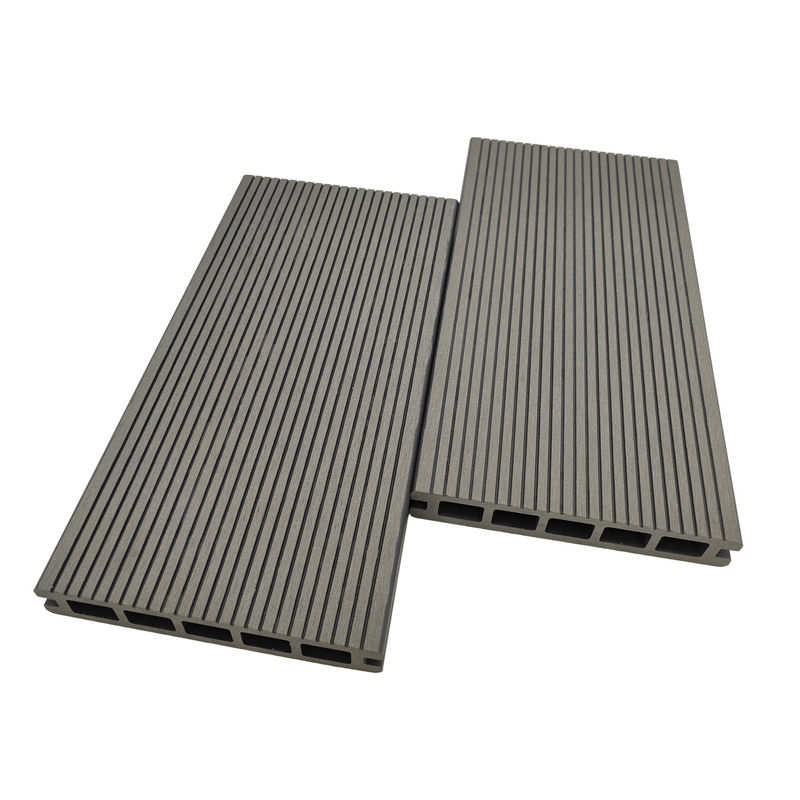 Eco Friendly WPC Recycled Composite Decking Boards 3D Embossed 2.4 M