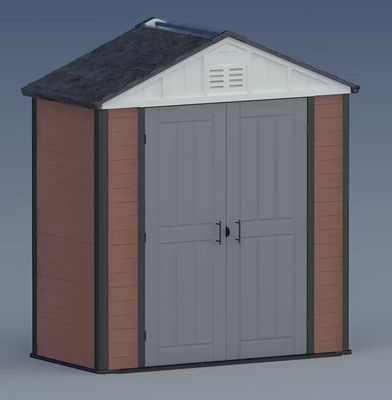 في الهواء الطلق WPC الخشب البلاستيك المركب حديقة أداة تسليط تخزين المنزل مقاوم للماء للتخصيص